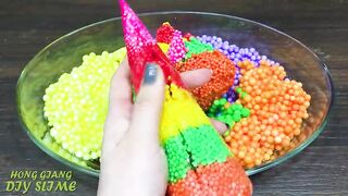 Making Crunchy Foam Slime With Piping Bags | GLOSSY SLIME | ASMR Slime Videos #1173