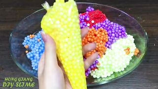 Making Crunchy Foam Slime With Piping Bags | GLOSSY SLIME | ASMR Slime Videos #1168