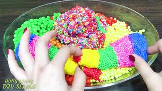 Making Crunchy GALAXY Foam Slime With Piping Bags | GLOSSY SLIME | ASMR Slime Videos #1167