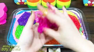 RELAXING With Piping Bag! Mixing Random into GLOSSY Slime ! Satisfying Slime #1164
