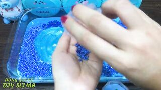 BLUE Piping Bags Slime! Mixing Random into GLOSSY Slime ! Satisfying Slime Video #1158