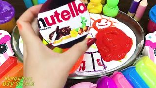 Mixing Random into GLOSSY Slime ! Satisfying Slime Video #1130