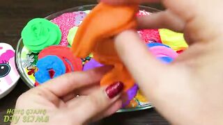 Mixing Random into GLOSSY Slime ! Satisfying Slime Video #1130