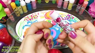 Mixing Random into GLOSSY Slime ! Satisfying Slime Video #1128