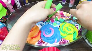 Mixing Random into GLOSSY Slime ! Satisfying Slime Video #1128