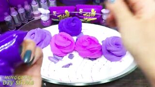 PURPLE Slime! Mixing Random into GLOSSY Slime ! Satisfying Slime Video #1126