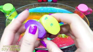 Mixing Random into GLOSSY Slime ! Satisfying Slime Video #1124