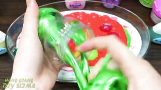 Mixing Random into GLOSSY Slime ! Satisfying Slime Video #1103