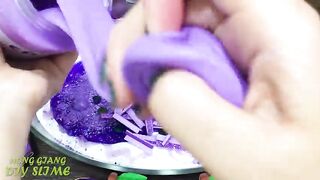 Mixing Random into GLOSSY Slime ! Satisfying Slime Video #1102