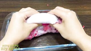 PURPLE vs RED! Mixing Random into GLOSSY Slime ! Satisfying Slime Video #1094