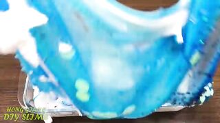 BLUE vs RED! Mixing Random into CLEAR Slime ! Satisfying Slime Video #1087