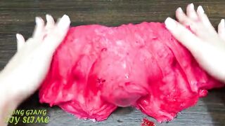 GREEN vs RED! Mixing Random into GLOSSY Slime ! Satisfying Slime Video #1072