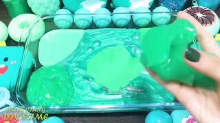 MINT SLIME Mixing Random into STORE BOUGHT Slime ! Satisfying Slime Video #1068