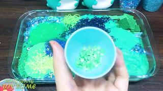 MINT SLIME Mixing Random into STORE BOUGHT Slime ! Satisfying Slime Video #1068