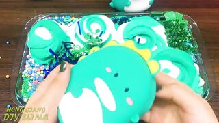 MINT SLIME Mixing Random into STORE BOUGHT Slime ! Satisfying Slime Video #1068