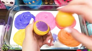 Mixing Random into GLOSSY Slime ! Satisfying Slime Video #1059