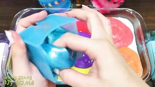 Mixing Random into GLOSSY Slime ! Satisfying Slime Video #1059