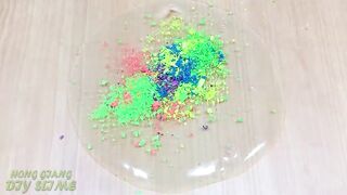Slime Coloring with Makeup! Mixing Makeup Eyeshadow into Clear Slime! Satisfying Slime Videos #1049