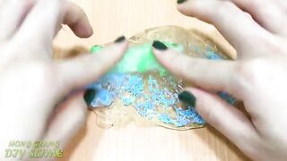 Slime Coloring with Makeup! Mixing Makeup and Glitter into Clear Slime! Satisfying Videos ASMR #1031