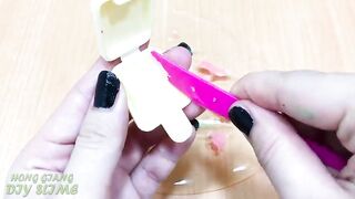 Slime Coloring with Makeup! Mixing Makeup and Pigment into Clear Slime! Satisfying Video ASMR #1005