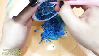 Slime Coloring with Makeup ! Mixing Makeup into Clear Slime ! Satisfying Slime Video ASMR #984