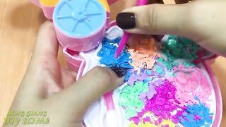 Slime Coloring with Makeup ! Mixing Makeup Eyeshadow into Slime ! Satisfying Slime Video ASMR #971