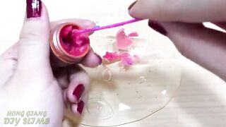 Slime Coloring with Makeup ! Mixing Makeup Lip Balm into Slime ! Satisfying Slime Video ASMR #957