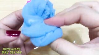 Slime Coloring with Clay ! Mixing Clay into Clear Slime ! Satisfying Slime Video ASMR #956