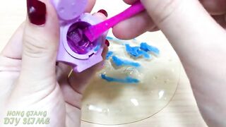 Slime Coloring with Makeup ! Mixing Makeup into Slime ! Satisfying Video #947