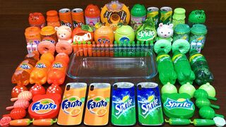 FANTA vs SPRITE! Making Slime With Bottle  Mixing Makeup, Clay and More into Slime ! Satisfying #934