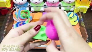 Making Slime With Funny PEPPA PIG Balloons ! Mixing Makeup, Clay and More into Slime Satisfying #905