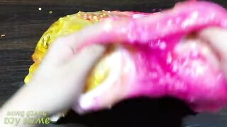 GOLD vs PINK | Mixing Random Things into GLOSSY Slime | Satisfying Slime, ASMR Slime #890