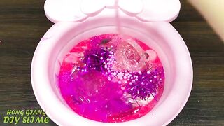 PINK MICKEY Slime | Mixing Random Things into GLOSSY Slime | Satisfying Slime, ASMR Slime #862