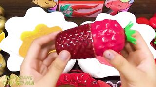 CHILI GOLD vs RED | Mixing Random Things into STORE BOUGHT Slime | Satisfying Slime, ASMR Slime #853