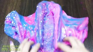 HELLO KITTY PINK vs BLUE !! Mixing CLEAR Slime with Many Things  Satisfying Slime, ASMR Slime #807