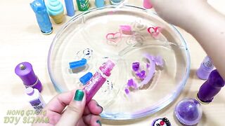 PINK vs PURPLE and BLUE | Mixing Makeup into Clear Slime | Relaxing Slime Videos #779