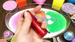 HEART Slime | Mixing Random Things into GLOSSY Slime | Relaxing Slime Videos #778