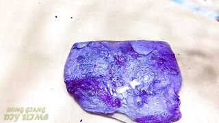 UNICORN PINK vs PURPLE | Mixing Makeup Eyeshadow into Clear Slime | Relaxing Slime Videos #770