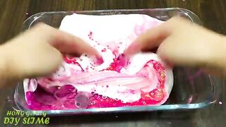 PINK Slime | Mixing Random Things into GLOSSY Slime | Relaxing Slime Videos #769