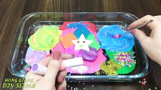 Series STAR Slime | Mixing Random Things into Clear Slime | Relaxing Slime Videos #757