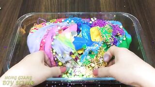 Series STAR Slime | Mixing Random Things into Clear Slime | Relaxing Slime Videos #757
