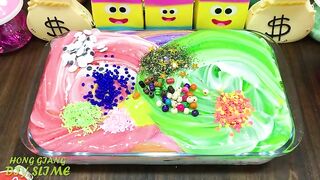 Mixing Random Things into Slime! Relaxing Slime Video #753