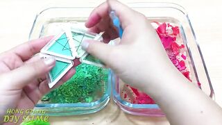 GREEN vs RED | Satisfying Slime Videos #740