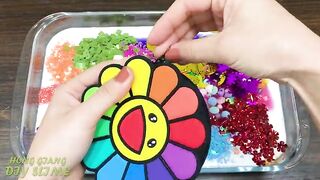 Mixing Random Things into GLOSSY Slime | Slime Smoothie | Satisfying Slime Video #713