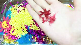 Mixing Random Things into GLOSSY Slime | Slime Smoothie | Satisfying Slime Videos #675