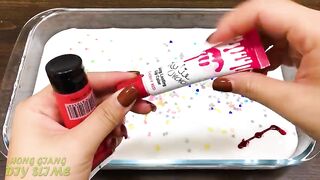 Mixing Random Things into GLOSSY Slime | Slime Smoothie | Satisfying Slime Videos #669