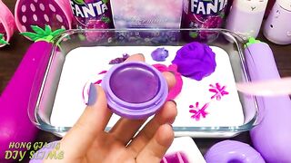 Series PURPLE Slime | Mixing Random Things into GLOSSY Slime | Satisfying Slime Video #665