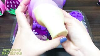 Series PURPLE Slime | Mixing Random Things into GLOSSY Slime | Satisfying Slime Video #665