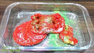 Series RED Slime ! Mixing Random Things into CLEAR Slime | Satisfying Slime Videos #657