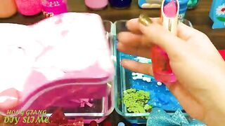 PINK COCA COLA vs BLUE PEPSI ! Mixing Random Things into CLEAR Slime | Satisfying Slime Videos #653